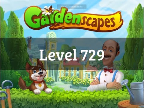 夢幻花園 Gardenscapes level 729