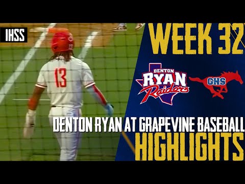#1 Grapevine Mustangs Defeat Denton Ryan 11-5 | High School Baseball Highlights