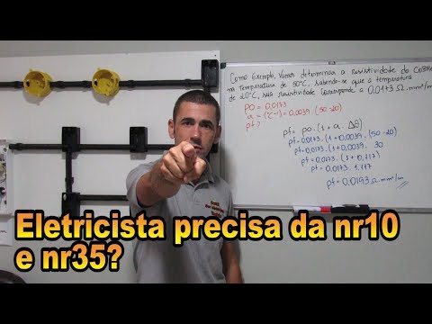 Does an electrician need NR 10 and NR 35?