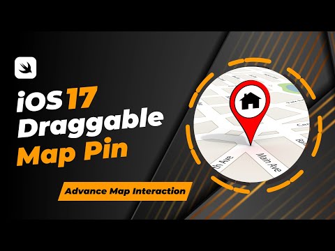 Advance Map Interaction | Draggable Annotation | MapKit | iOS 17 | Xcode 15 thumbnail