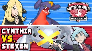 Can CYNTHIA beat STEVEN with only Metronome? 👆 MetroMania S14 Heat 2