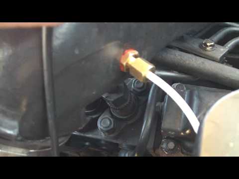 Cummins boost gauge install