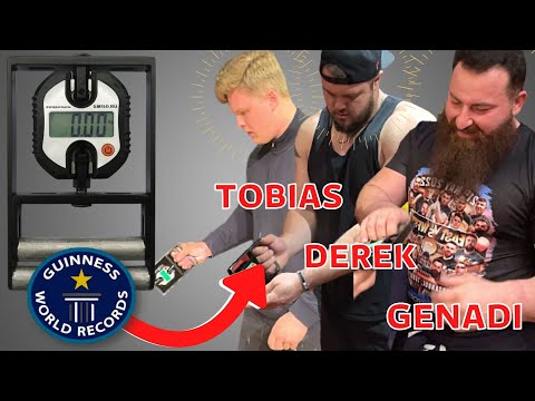 Armwrestlers Test Their GRIP STRENGTH - EAST vs WEST 3