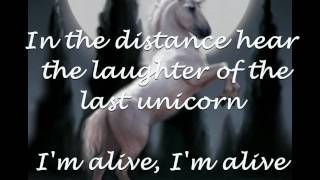 America - The Last Unicorn (with Lyrics)