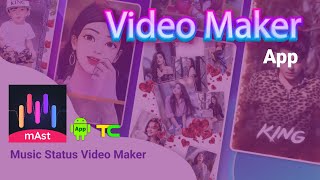 mAst - Music Status Video Maker app
