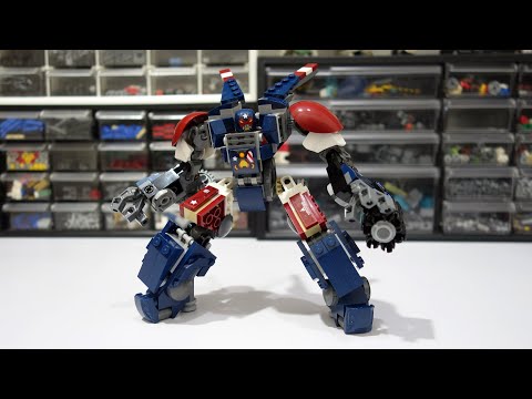 Upgrading Detroit Steel Mech Lego Set 76077