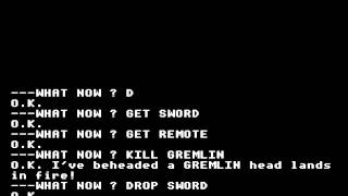 BBC/ELECTRON - GREMLINS THE ADVENTURE - ADVENTURE INTERNATIONAL - 1985