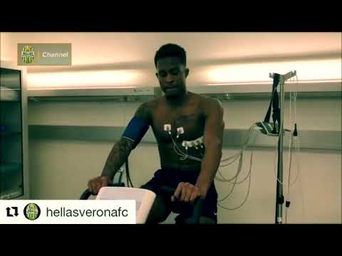 Le prime immagini di Rolando Aarons all’Hellas Verona