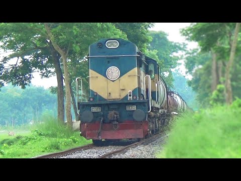 Freight Train In Lite Rain - Bangladesh Railway 2021