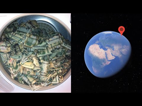 Found $1999999 Inside Dryer! Dubai Location on Google Earth