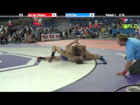 Junior 152 - Jon Jay Chavez (Idaho) vs. Brett Bye (South Dakota)