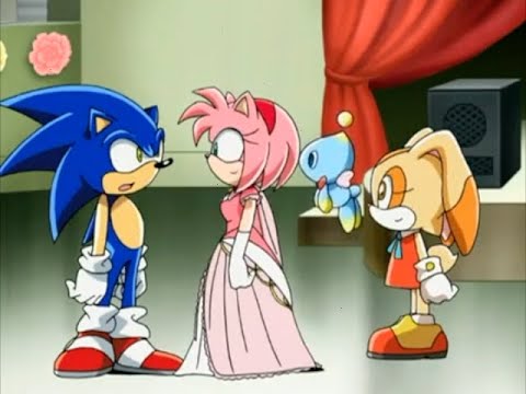 Sonic X Comparison: Amy In The Party Dress (Japanese VS English)
