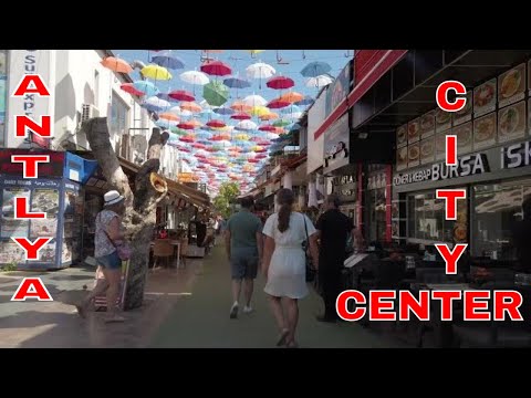 Antalya City Center Walking Tour, Türkiye, Summer 2022