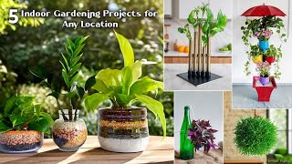 5 Favorite Indoor Gardening Projects for Any Location (No Matter Where You Live!)//GREEN PLANTS