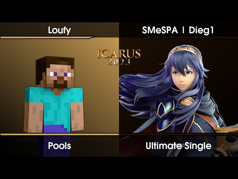 ICARUS 2023 Pools - Loufy (Steve) Vs. SMeSPA | Dieg1 (Lucina) SSBU Ultimate Tournament