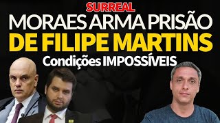 SURREAL! Moraes deixa Filipe Martins ir ao julgamento sob condições IMPOSSÍVEIS  para ser preso