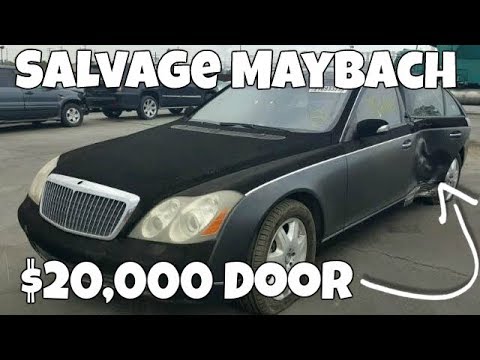 Want to Rebuild a Salvage Maybach? One door will cost you $20,000!