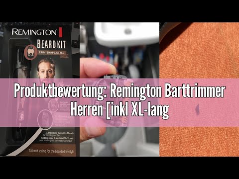 Produktbewertung: Remington Barttrimmer Herren [inkl XL-langer Vollbart Aufsatz/0,4mm-35mm/Titan sel