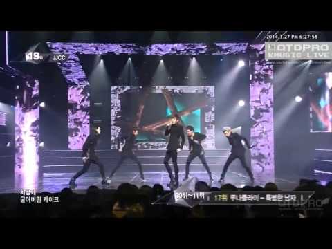 140327 JJCC - At First @ M!Countdown (Live)