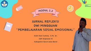 Jurnal Refleksi Dwi Mingguan Modul 2.2.  Pembelajaran Sosial Emosional