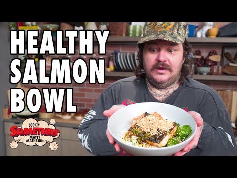 Post-Workout Meal of Champions: Healthy Salmon Bowl