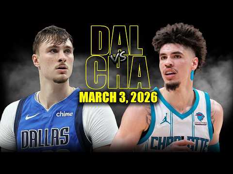Dallas Mavericks vs Charlotte Hornets Full Game Highlights – March 3, 2026 | NBA Season