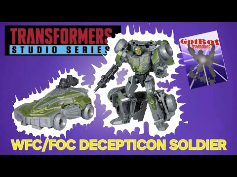 Transformers Studio Series WFC Decepticon Soldier - GotBot True Review NUMBER 1238