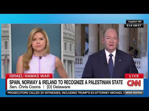 Senator Coons appears on CNN News Central with Kate Bolduan on May 22, 2024