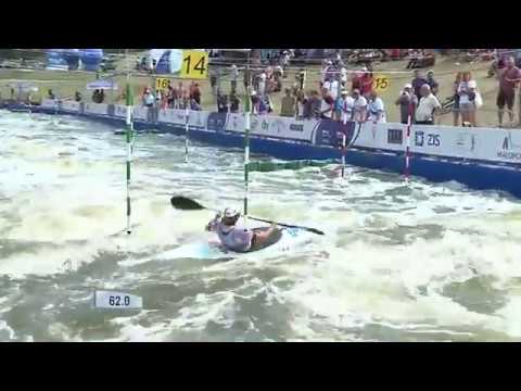 2019 ICF U23 Slalom World Championships Amalie Hilgertova  (Cz) winning run