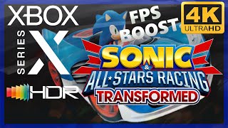 [4K/HDR] Sonic & All-Stars Racing Transformed / Xbox Series X Gameplay / FPS Boost 60fps !