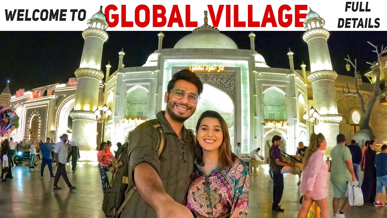 Join travelers exploring the Dubai Global Village.
