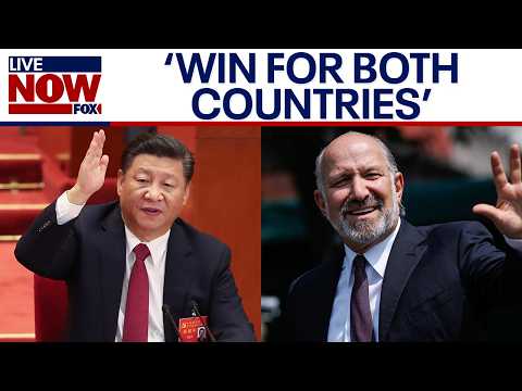 Video | President Trump says China trade deal is "done", will include 55% tariff