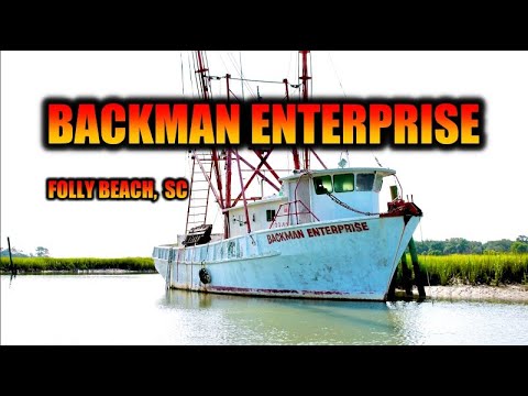 Backman Enterprise Shrimp Boat near Folly Beach, South Carolina