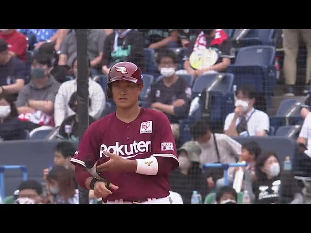 【5回表】イーグルス・銀次 ライト前への勝ち越しタイムリーヒット!! 2021/7/3 M-E