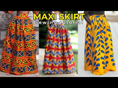 👗Gathered Maxi Skirt Tutorial | How To Sew A Maxi Skirt (No Sewing Pattern Needed) | @sewquaint