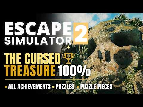 Escape Simulator 2: The Cursed Treasure 100% Walkthrough (Ch 1-4 All Puzzle Pieces)