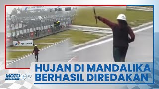 Aksi Pawang Hujan MotoGP Mandalika Redakan Hujan, hingga Balapan Bisa Berjalan