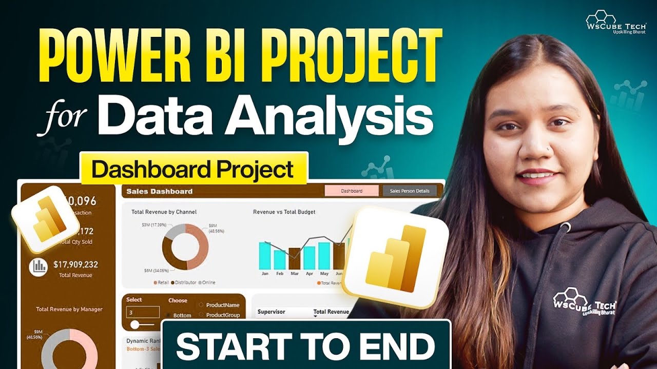Power BI Dashboard For Beginners | End-to-End Data Analyst Project