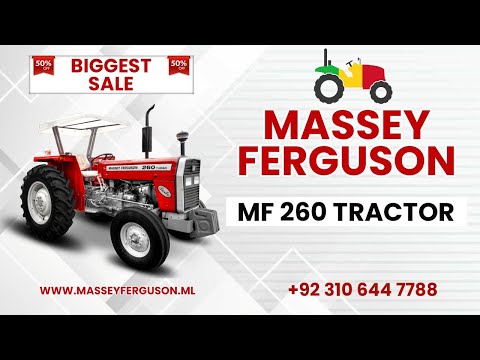Massey Ferguson MF 260 - 60HP Tractors For Sale in Mali - Massey Ferguson Tractors Mali