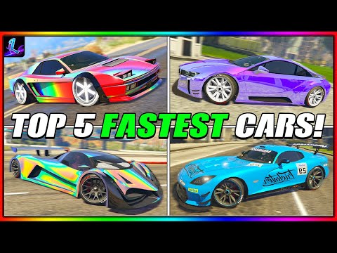 TOP 5 FASTEST CARS IN GTA 5 ONLINE! (UPDATED)