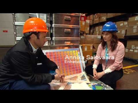 David Hellenius på Unicefs katastroflager i Köpenhamn