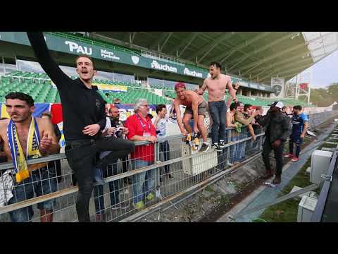 Ambiance supporters du Pau FC lors de la dernière rencontre au Hameau