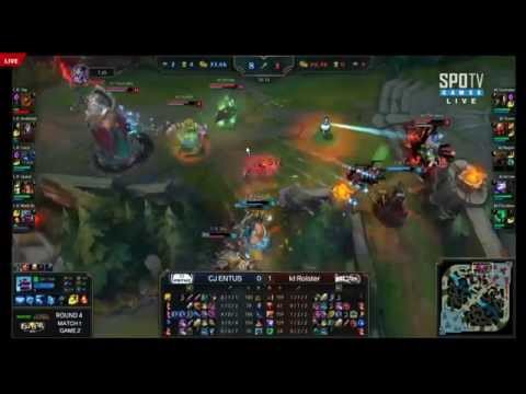 Combat - KT vs CJE - 2015 LoL KeSPA Cup