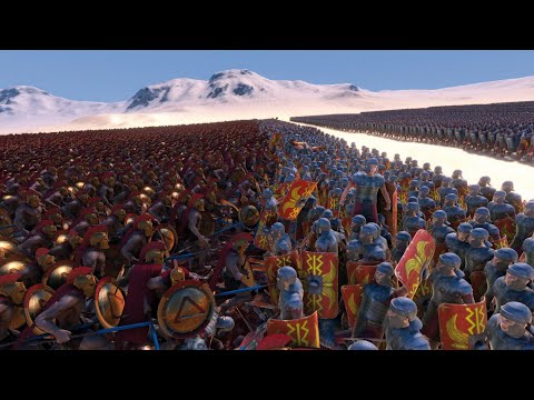 FIVE LINES OF ROMAN IMPERIAL LEGIONARY VS SPARTANS - UEBS MODS -  Ultimate Epic Battle Simulator