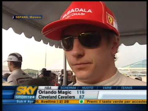 Malaysia 2009 Kimi Räikkönen Quali Interview