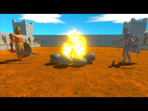 Achilles vs All Units - Animal Revolt Battle Simulator