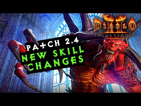 Diablo 2 Resurrected - New Skill Changes PTR 2.4