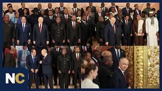 Download lagu RAW: Putin Joins African Leaders for Group Photo at Russia–Africa Summit 2026 in Moscow | AC1W mp3