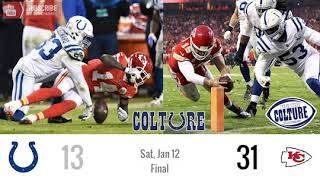 Divisional Round / Season Recap: Colts (13) @ Chiefs (31) | Bitter Sweet Ending To Historic Run