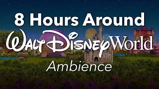 8 Hours Around Walt Disney World Park Ambience  Ba